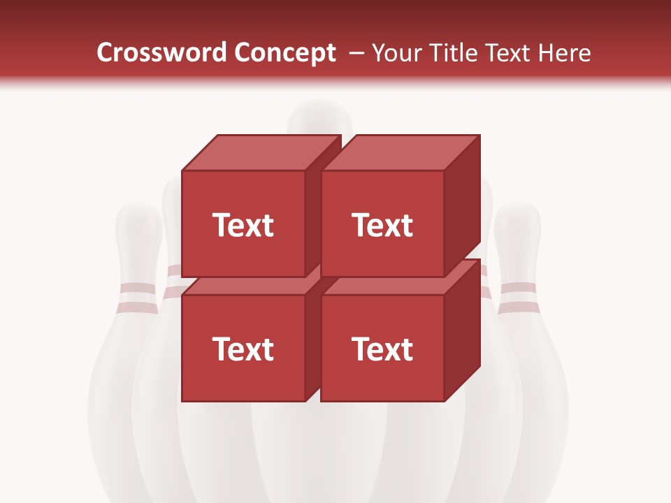 Strike Equipment Ninepins PowerPoint Template