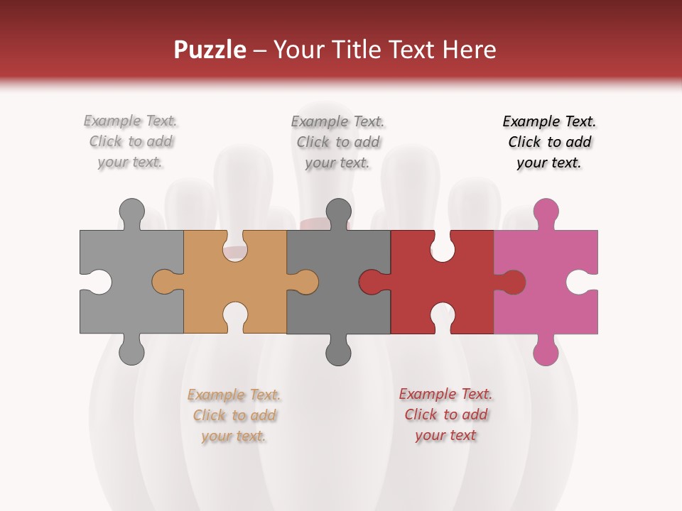 Strike Equipment Ninepins PowerPoint Template