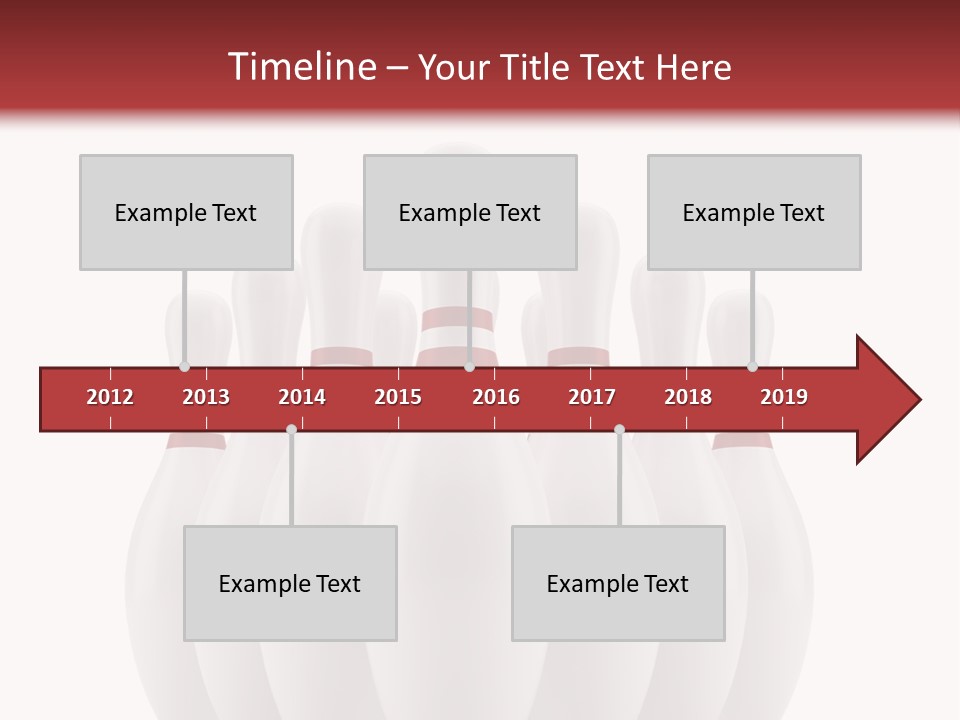 Strike Equipment Ninepins PowerPoint Template