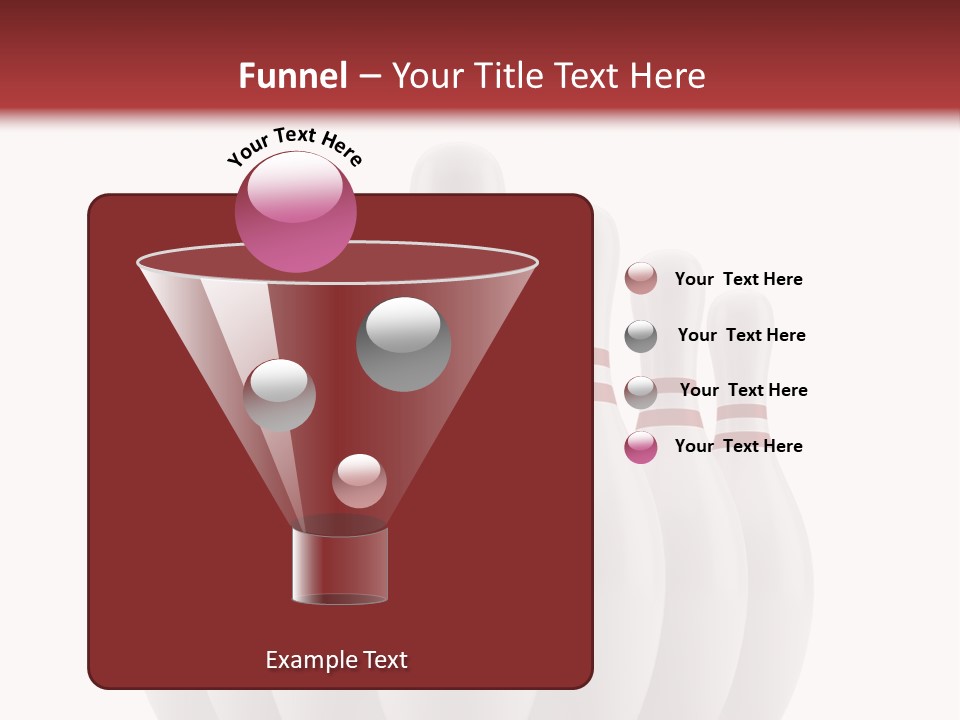 Strike Equipment Ninepins PowerPoint Template