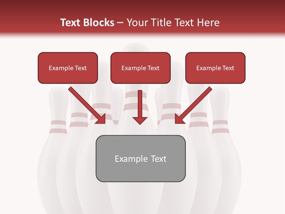 Strike Equipment Ninepins PowerPoint Template