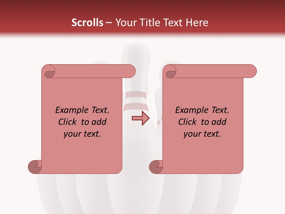 Strike Equipment Ninepins PowerPoint Template