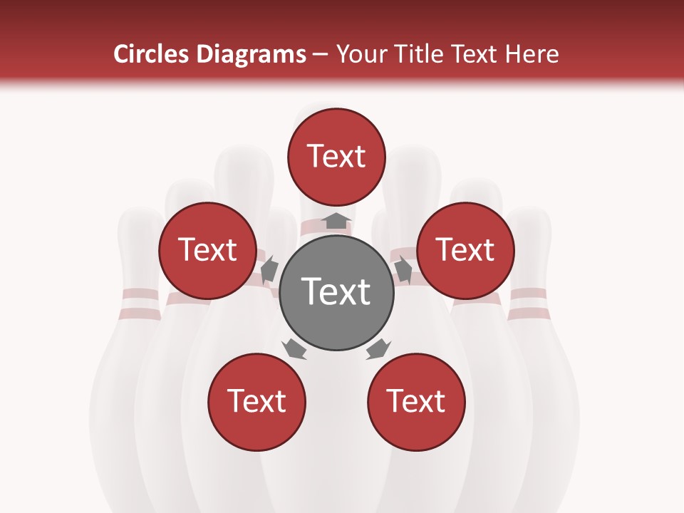 Strike Equipment Ninepins PowerPoint Template