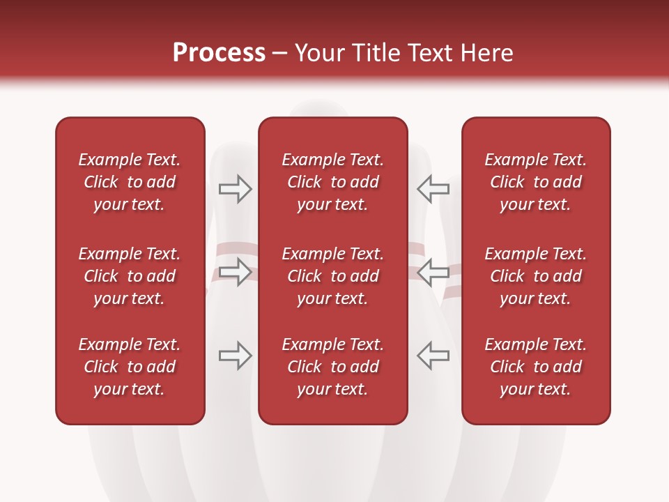 Strike Equipment Ninepins PowerPoint Template
