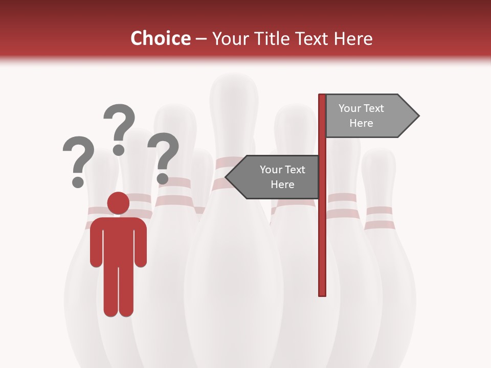 Strike Equipment Ninepins PowerPoint Template
