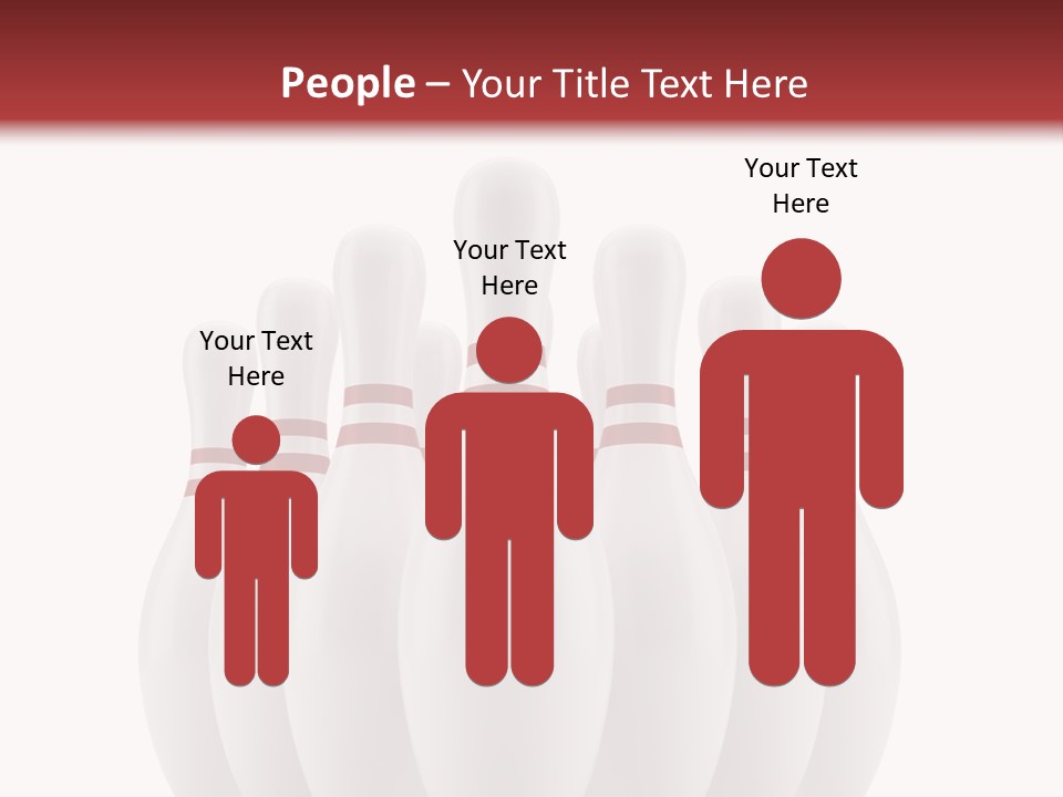 Strike Equipment Ninepins PowerPoint Template