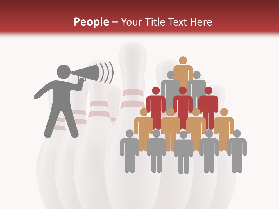 Strike Equipment Ninepins PowerPoint Template