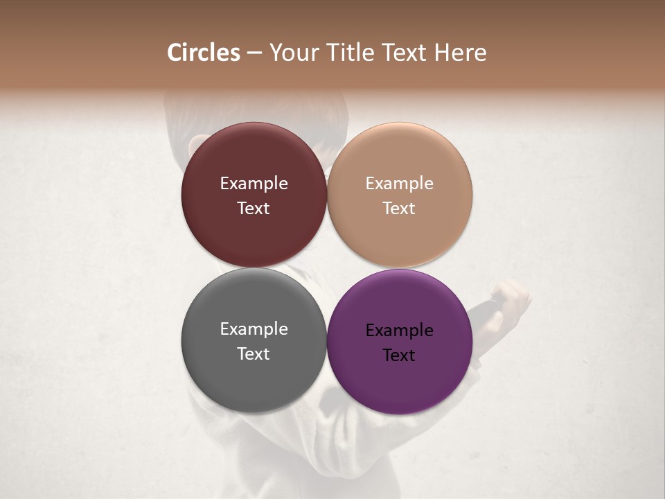 A Young Boy Wearing Glasses Holding A Tablet PowerPoint Template