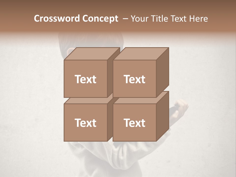 A Young Boy Wearing Glasses Holding A Tablet PowerPoint Template