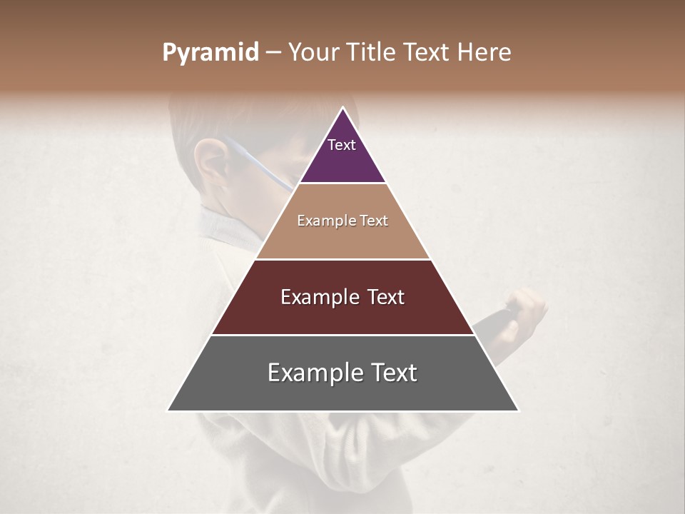 A Young Boy Wearing Glasses Holding A Tablet PowerPoint Template