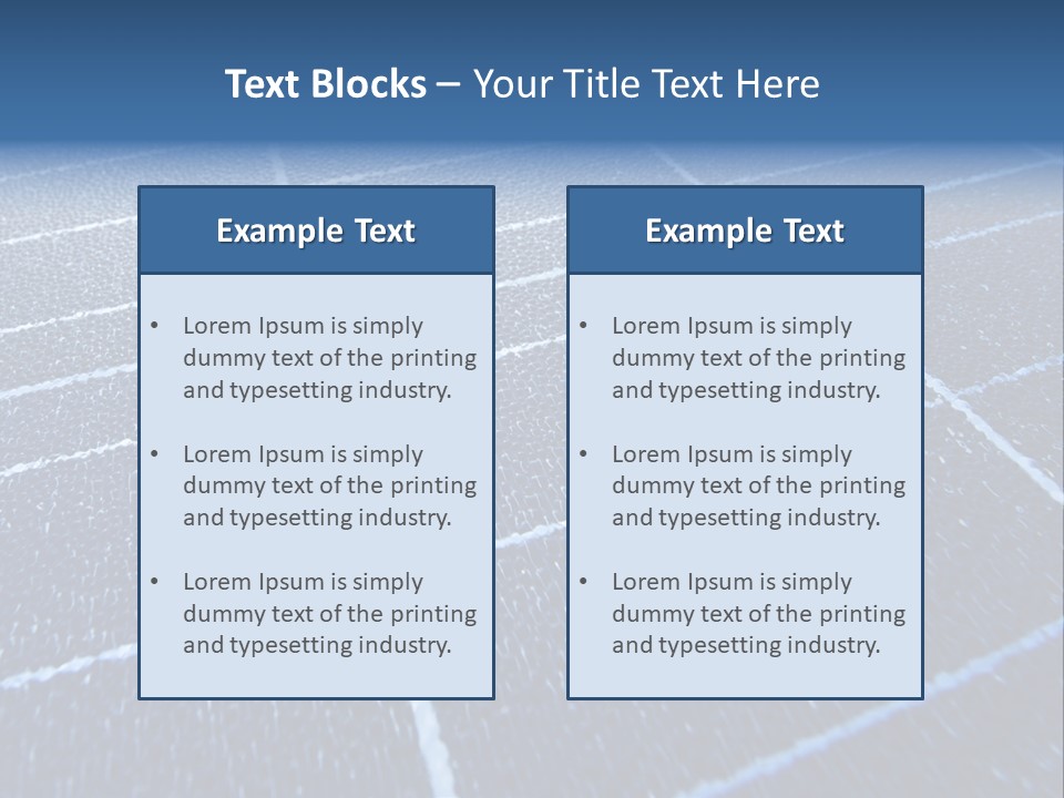 Energy Renewable Energy Solar Panel PowerPoint Template