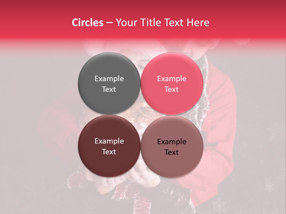 Christmastime Family Snow PowerPoint Template