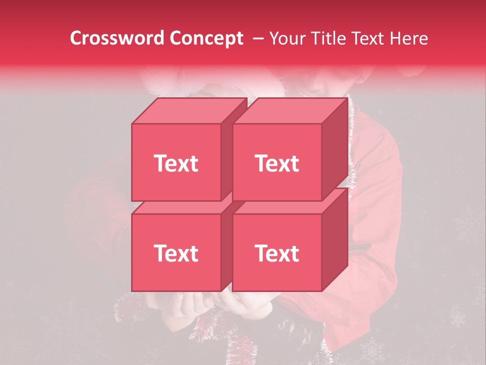 Christmastime Family Snow PowerPoint Template