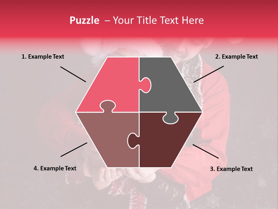 Christmastime Family Snow PowerPoint Template