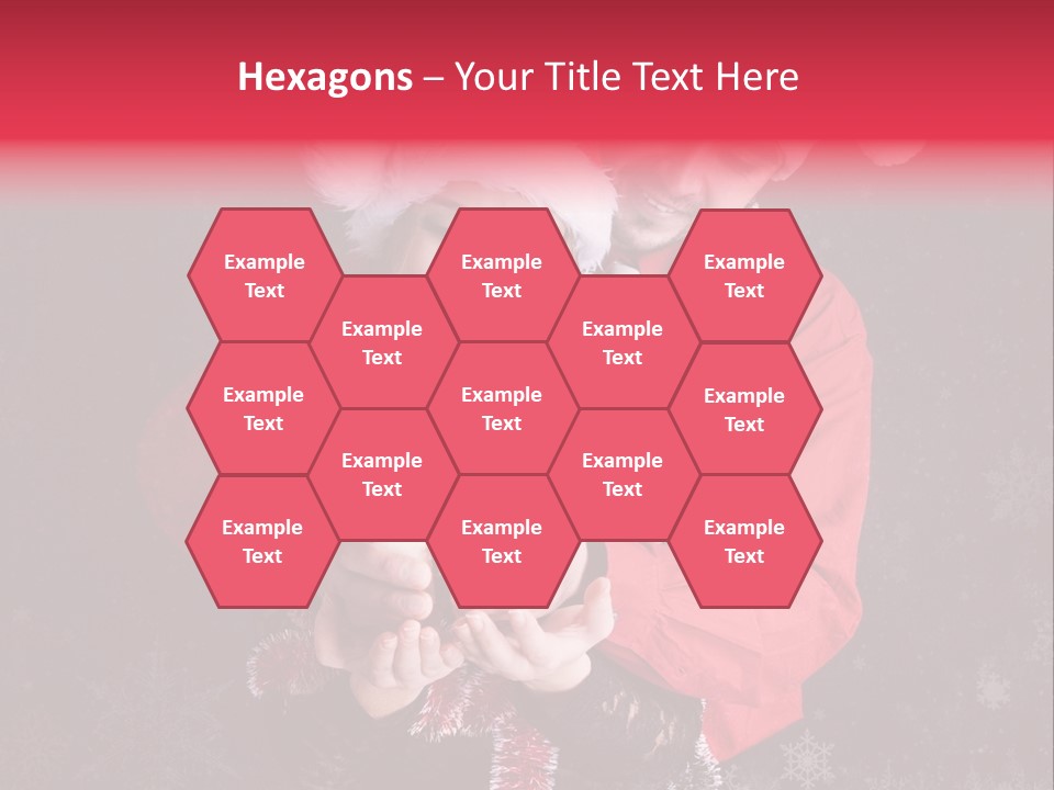 Christmastime Family Snow PowerPoint Template