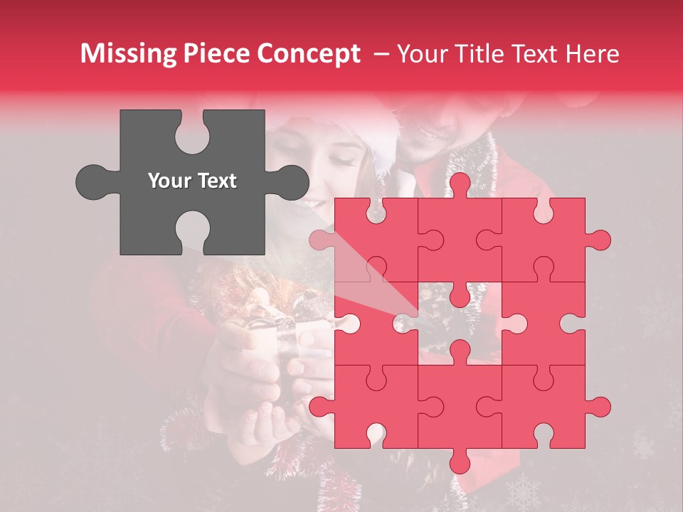 Christmastime Family Snow PowerPoint Template