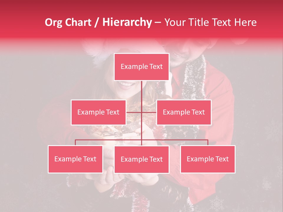 Christmastime Family Snow PowerPoint Template