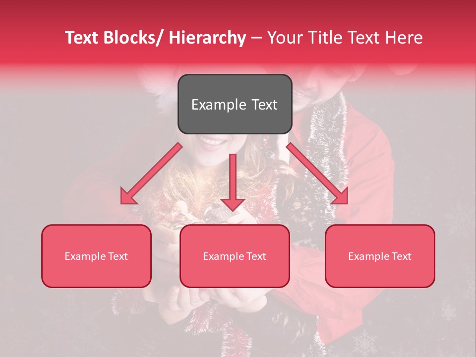 Christmastime Family Snow PowerPoint Template