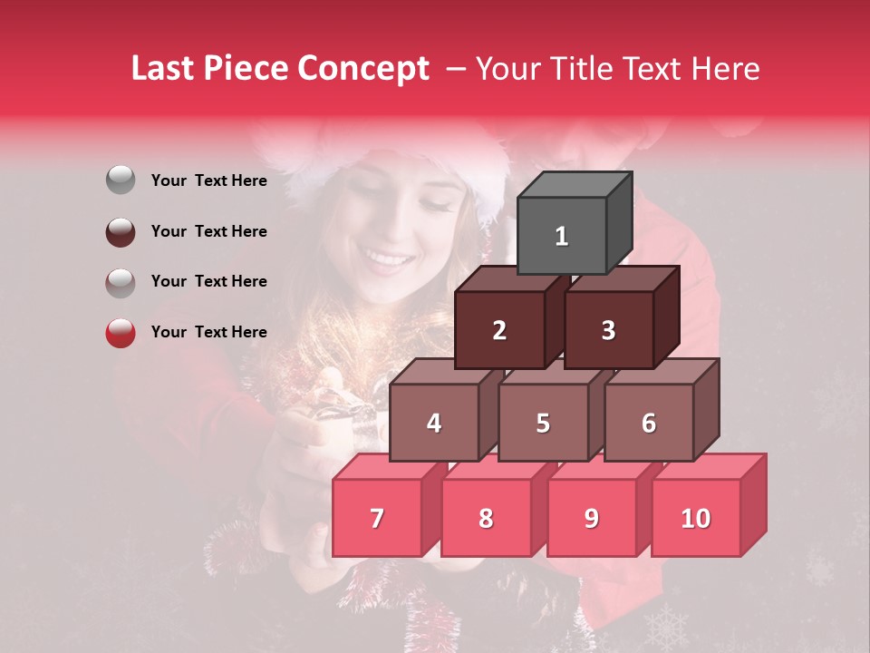 Christmastime Family Snow PowerPoint Template