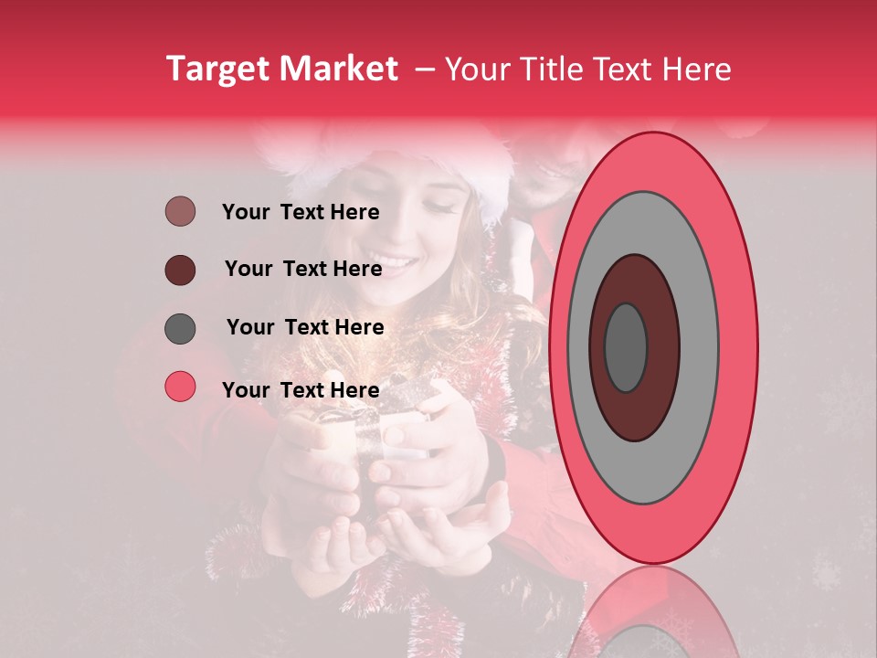 Christmastime Family Snow PowerPoint Template