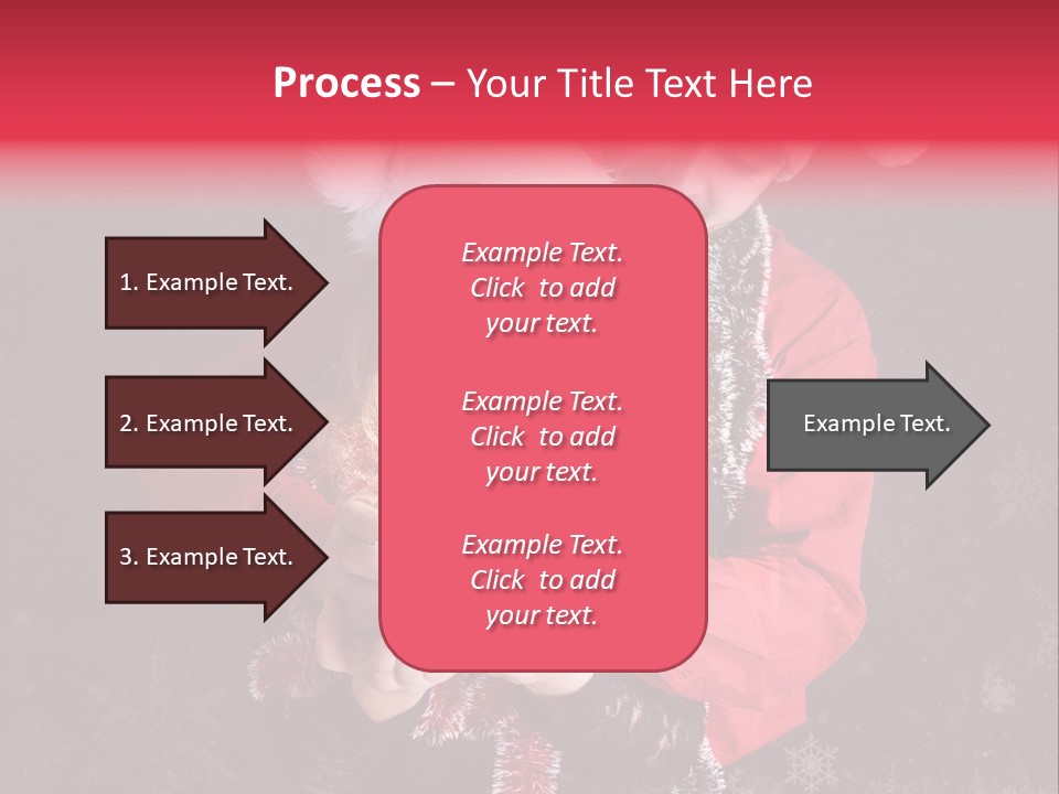 Christmastime Family Snow PowerPoint Template