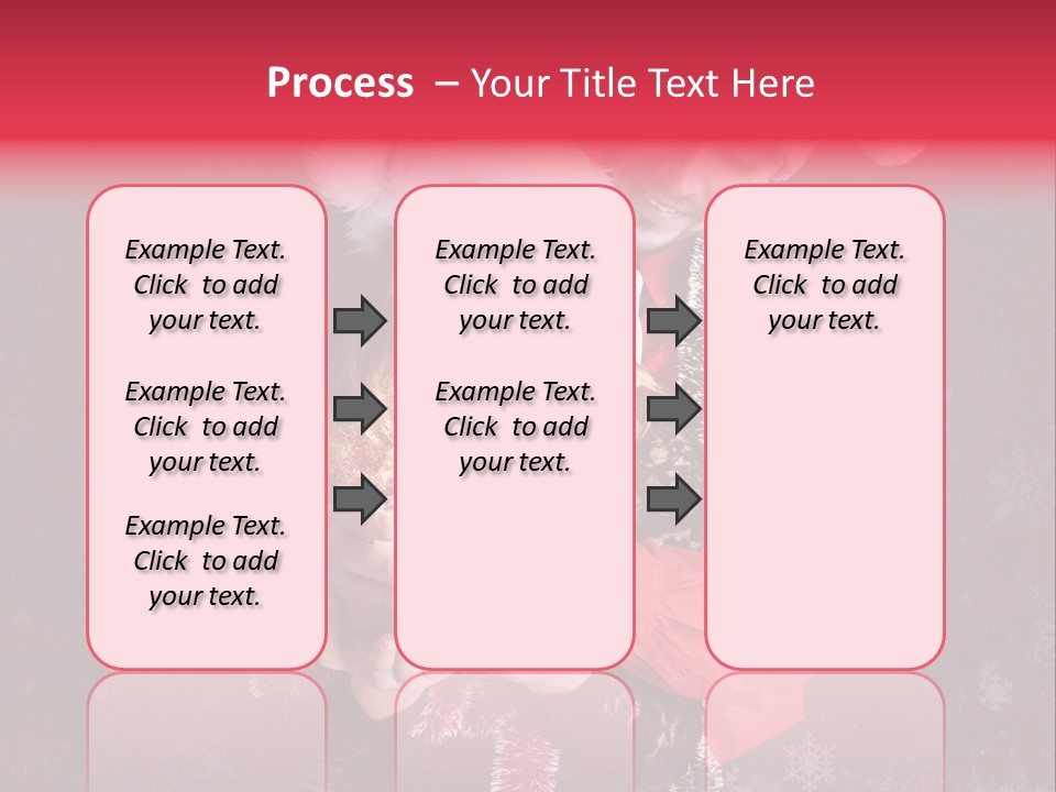 Christmastime Family Snow PowerPoint Template