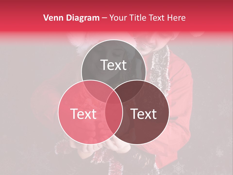 Christmastime Family Snow PowerPoint Template