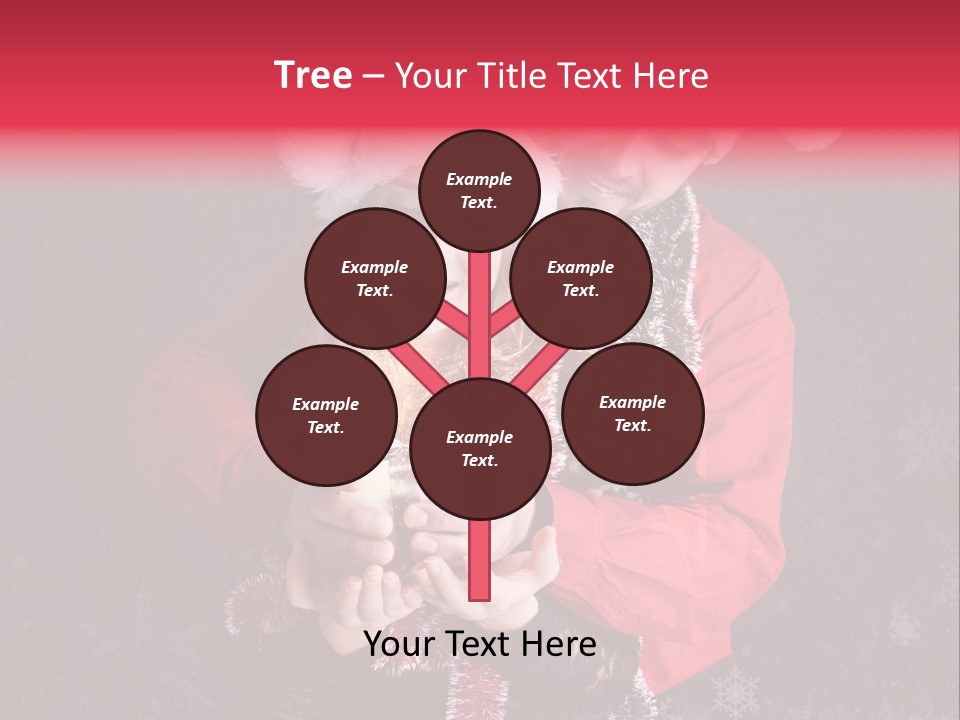 Christmastime Family Snow PowerPoint Template