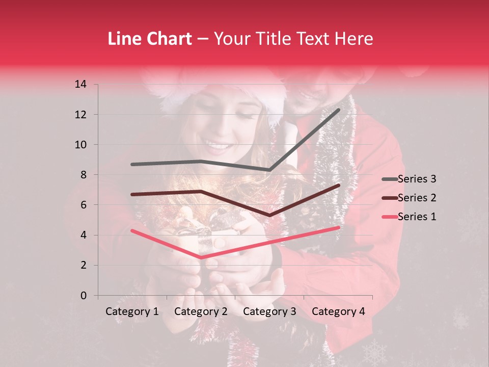 Christmastime Family Snow PowerPoint Template