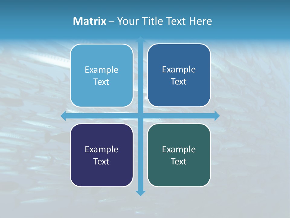 Tropical Reef Fish Pelagic PowerPoint Template