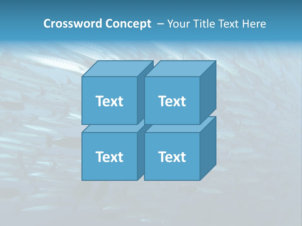 Tropical Reef Fish Pelagic PowerPoint Template