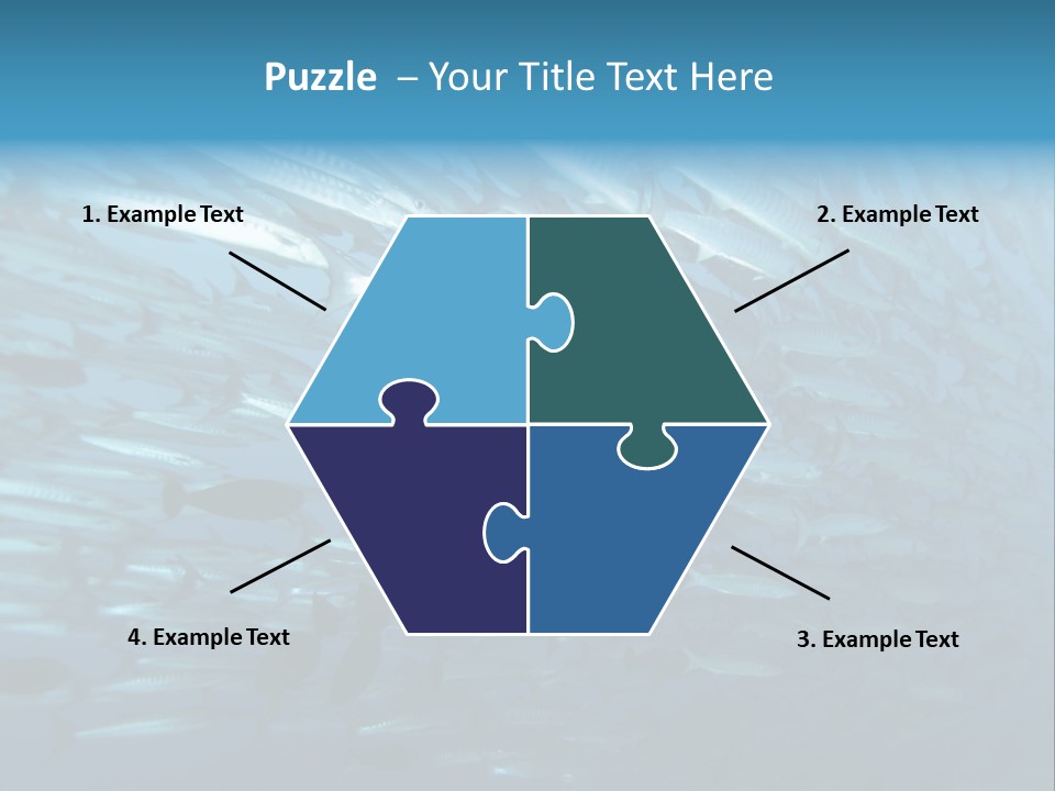 Tropical Reef Fish Pelagic PowerPoint Template