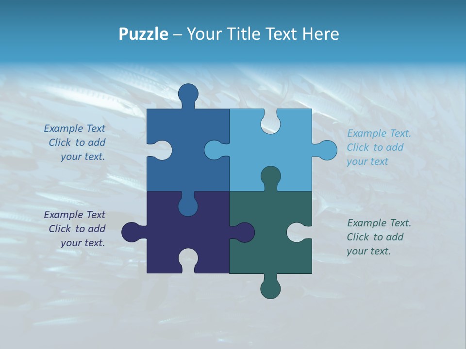 Tropical Reef Fish Pelagic PowerPoint Template