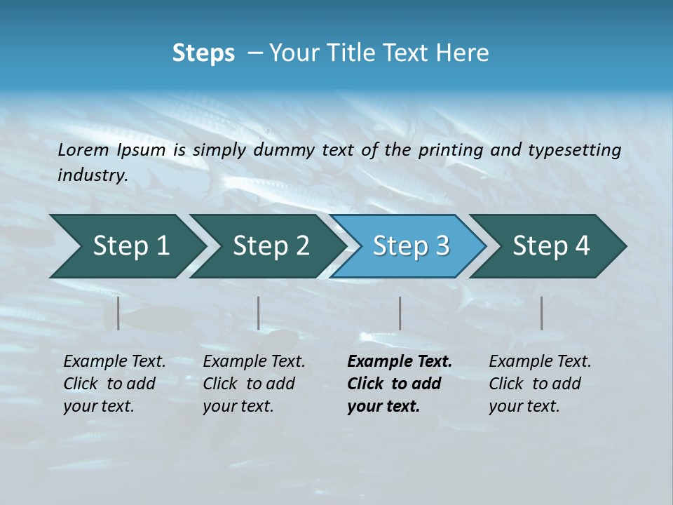 Tropical Reef Fish Pelagic PowerPoint Template
