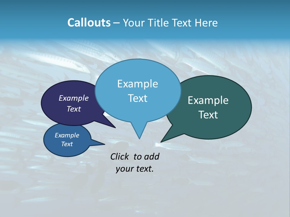 Tropical Reef Fish Pelagic PowerPoint Template