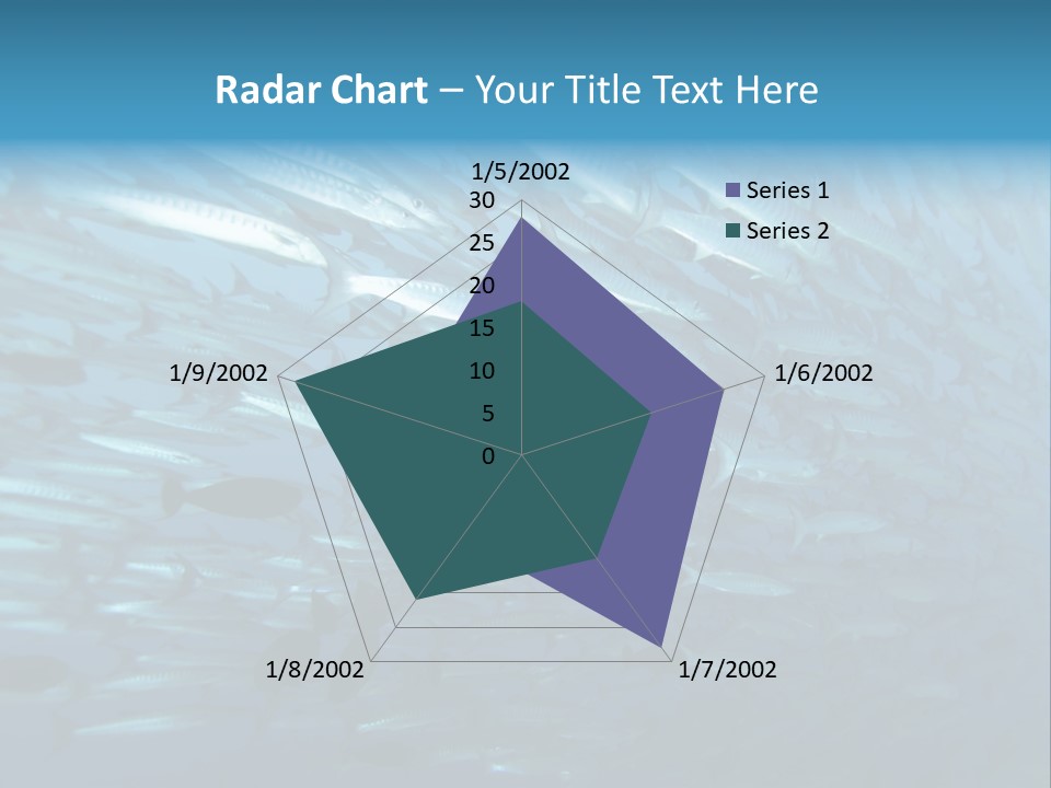 Tropical Reef Fish Pelagic PowerPoint Template