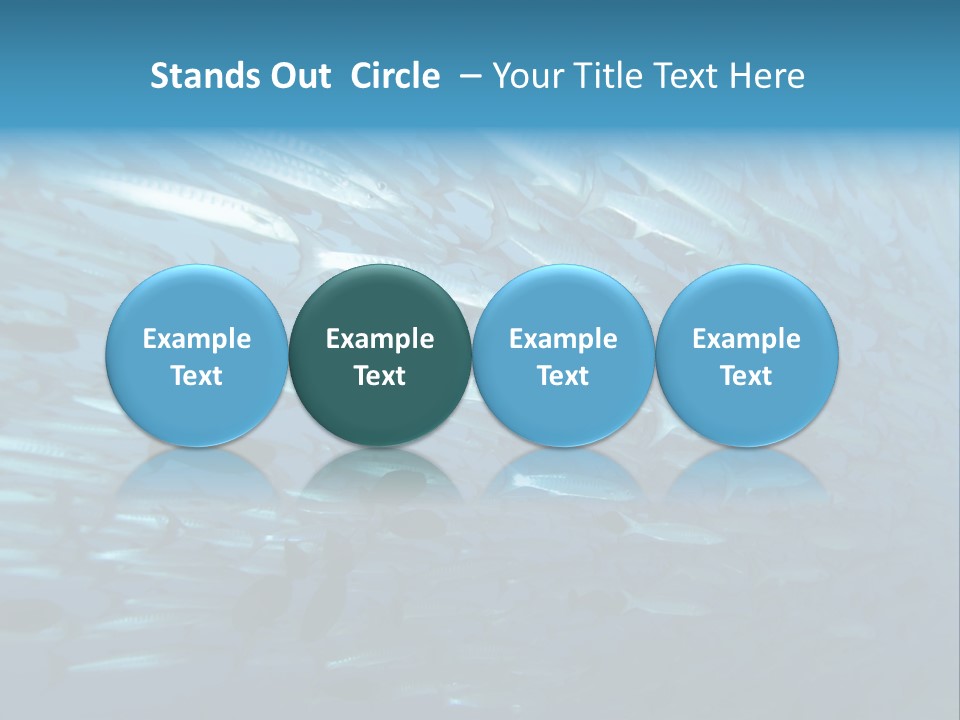 Tropical Reef Fish Pelagic PowerPoint Template