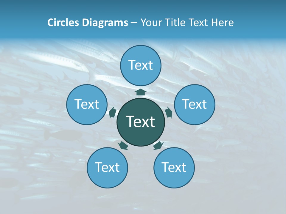 Tropical Reef Fish Pelagic PowerPoint Template