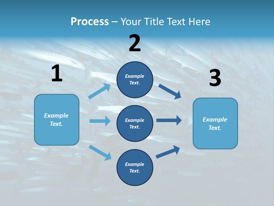 Tropical Reef Fish Pelagic PowerPoint Template
