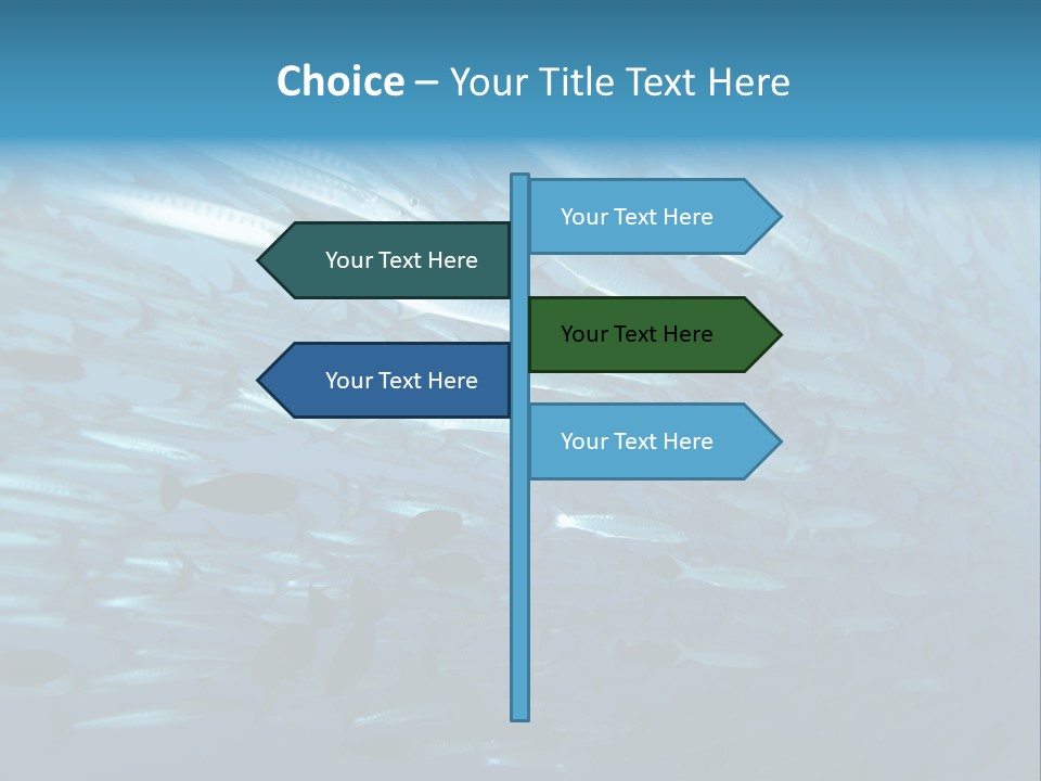 Tropical Reef Fish Pelagic PowerPoint Template