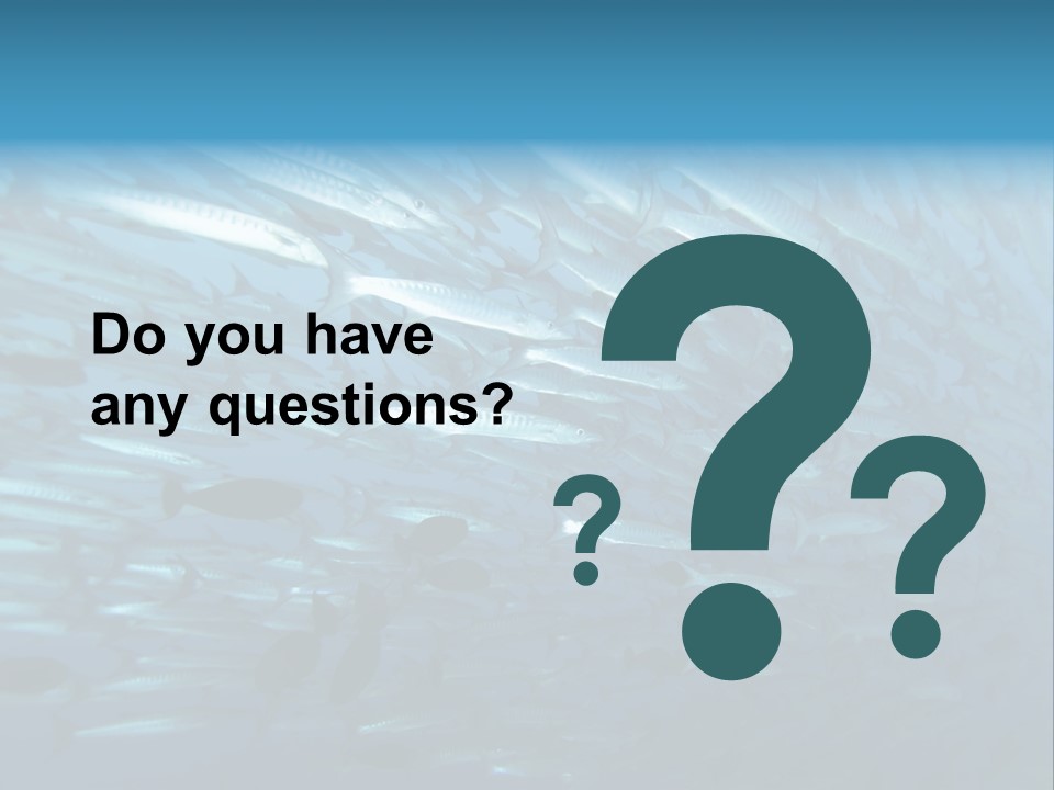 Tropical Reef Fish Pelagic PowerPoint Template