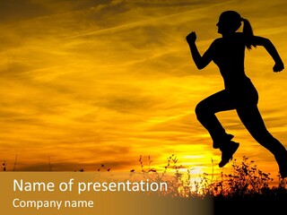 Jumping Training Spring PowerPoint Template