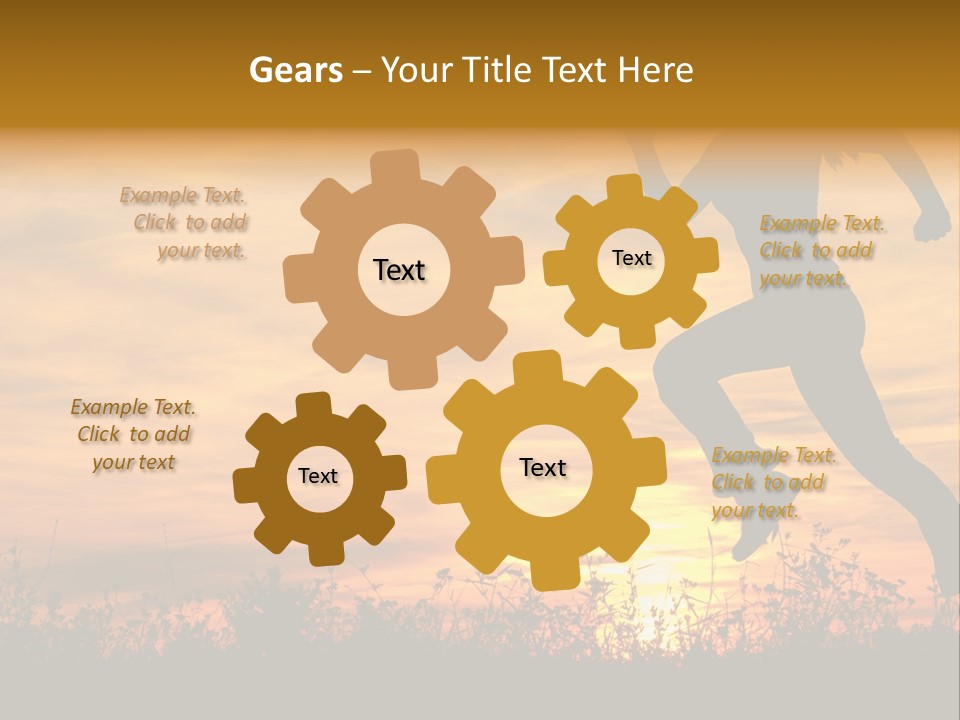 Jumping Training Spring PowerPoint Template