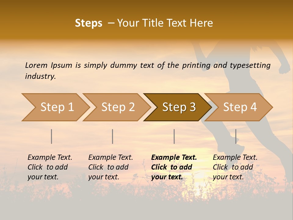 Jumping Training Spring PowerPoint Template