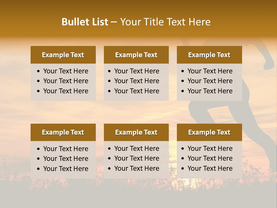 Jumping Training Spring PowerPoint Template