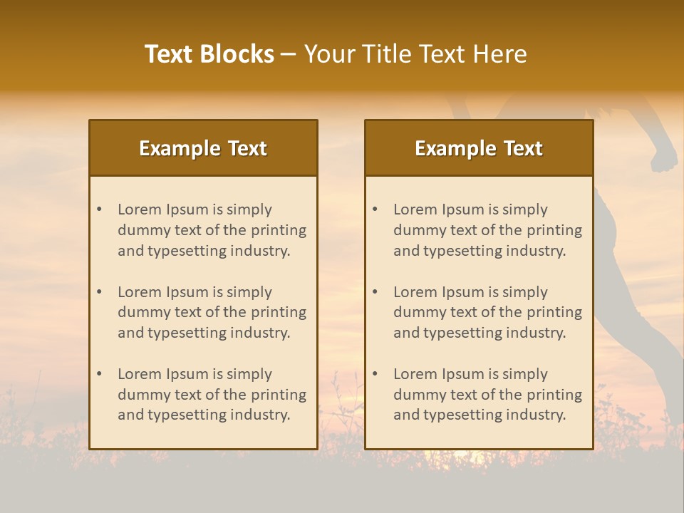 Jumping Training Spring PowerPoint Template