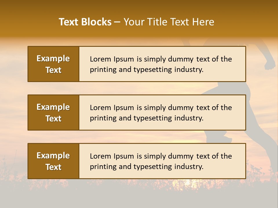 Jumping Training Spring PowerPoint Template