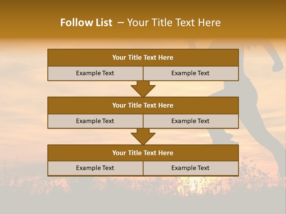 Jumping Training Spring PowerPoint Template