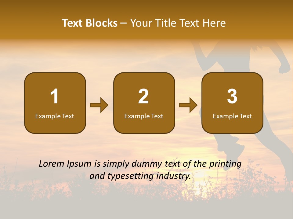 Jumping Training Spring PowerPoint Template