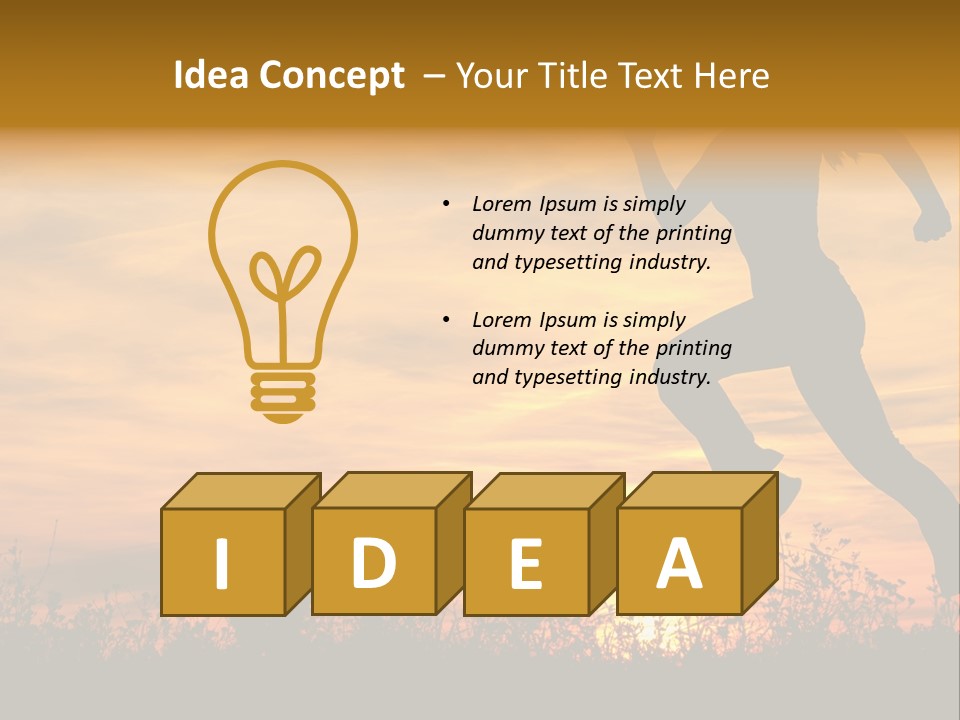 Jumping Training Spring PowerPoint Template